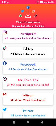 HD video downloader screenshot 1