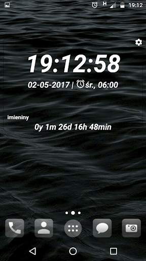 Clock Widget - zegar na pulpit screenshot 5