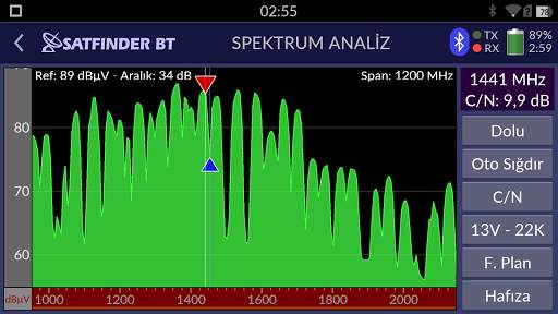 SATFINDER BT DVB-S2 screenshot 15