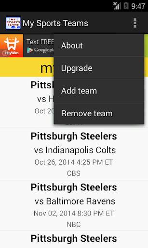 My Sports Teams screenshot 3