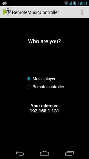 Remote Music Controller screenshot 1