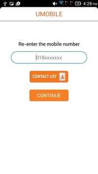U Mobile Top-up screenshot 3