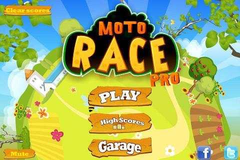 Moto Race Pro -- physics motorcycle racing game screenshot 1