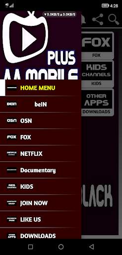 AA MOBILE TV BLACK 2 تصوير الشاشة