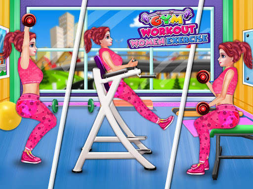 Gym Workout - Women Exercise Game screenshot 7