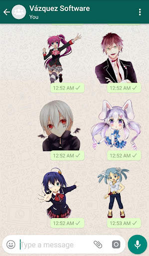 WASticker Anime Stickers screenshot 8