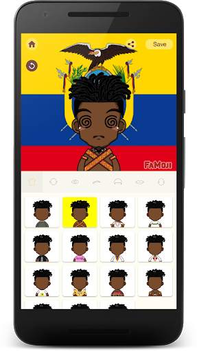 FaMoji Maker - Face Moji Meme for African Emoticon screenshot 3