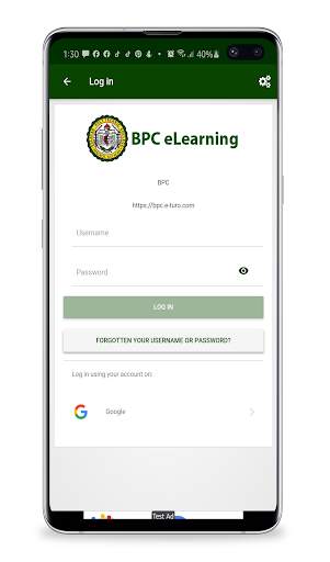 BPC eLearning screenshot 2