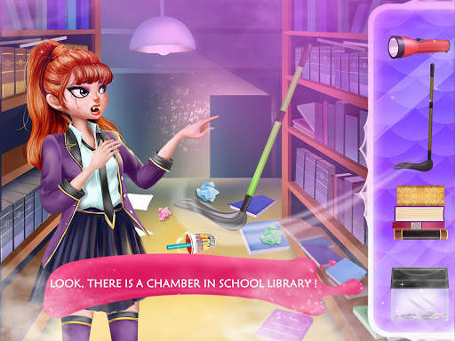 Secret High School 6 - Library Mystery 4 تصوير الشاشة