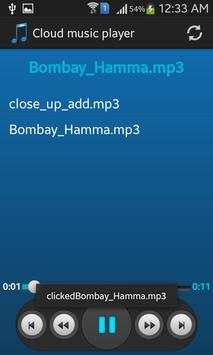 Cloud Music Player screenshot 2