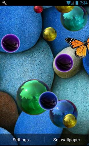 Bubble Live Wallpaper Free screenshot 3