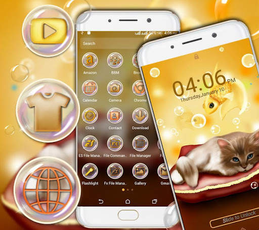 Cute Cat Launcher Theme screenshot 5
