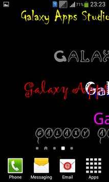 My Name Live Wallpaper - Text screenshot 1