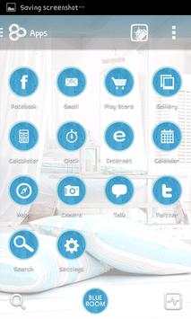 Blue room go launcher theme screenshot 3