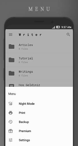Writer screenshot 5
