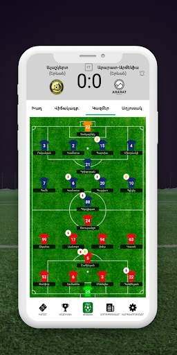 AFScore. Armenian Football live stats, news screenshot 1