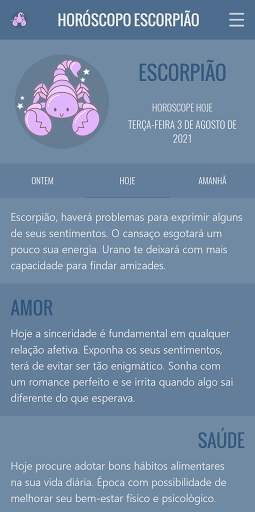 Horóscopo Escorpião screenshot 3