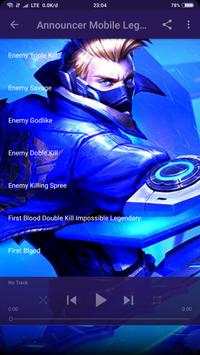 Announcer Mobile Legends Mp3 screenshot 1