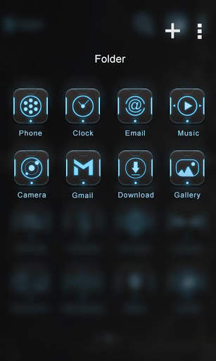 Robot GO Launcher Theme screenshot 4