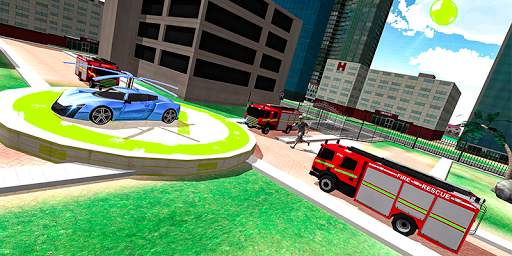 Flying Helicopter Car Taxi Game 2019 screenshot 2