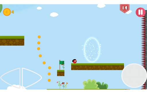 Super Red Jump Ball Mr Mustach screenshot 18