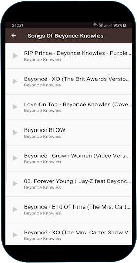 Songs Of Beyonce Knowles screenshot 1