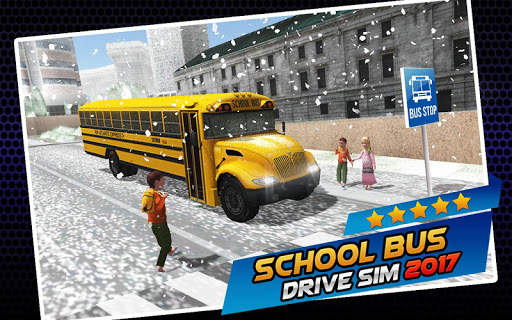 School Bus Drive Sim 2017 screenshot 12