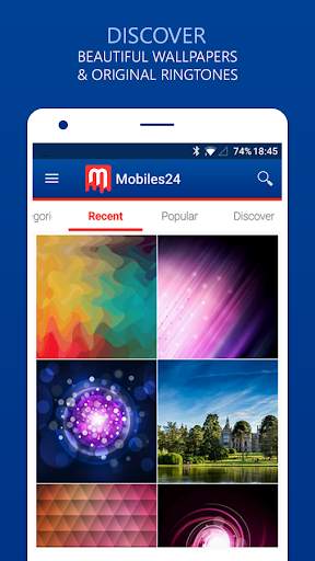Ringtones & Wallpapers - Mobiles24 screenshot 1