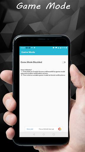 Game mode - block notifications screenshot 2