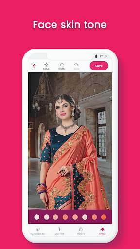 Woman Saree Photo Suit : Simple & Traditional 8 تصوير الشاشة
