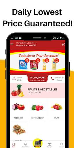 Kifayat - Online Vegetables & Grocery Shopping App screenshot 1
