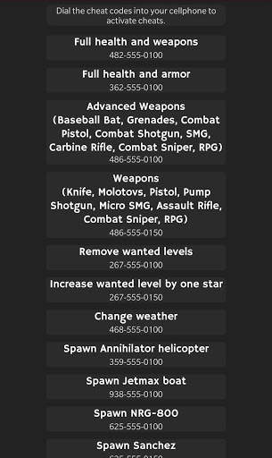 Cheat Codes for 4 screenshot 1