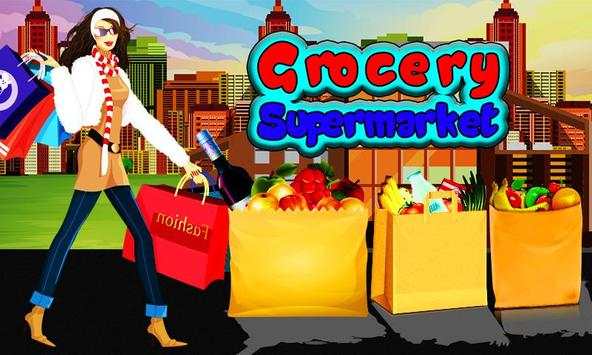 Grocery Shop Cashier - shopping game for kids screenshot 1