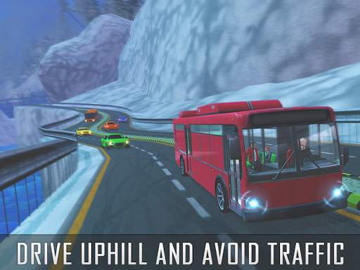 Tourist Coach Bus Uphill Driving screenshot 7