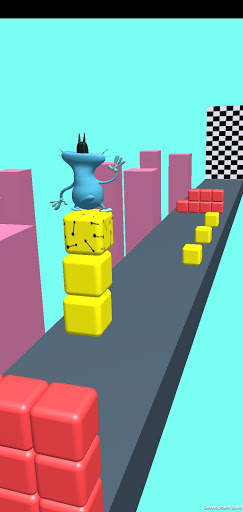 Oggy Stack Cube Surfer screenshot 3