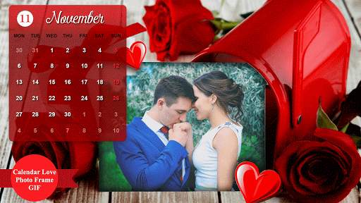 Love GIF Calender Photo Frames screenshot 5