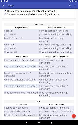 English Verbs screenshot 23