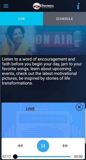 Universal Online Radio screenshot 1