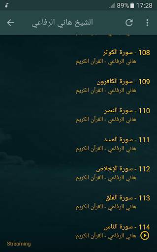 القران الكريم كامل بصوت الشيخ هاني الرفاعي screenshot 6