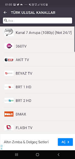 MOBİL TV CANLI TV-TÜRK WORLD screenshot 8