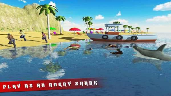 Angry Shark Simulator Game 3D screenshot 14