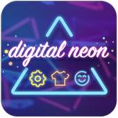 Digital Neon Typewriter on 9Apps