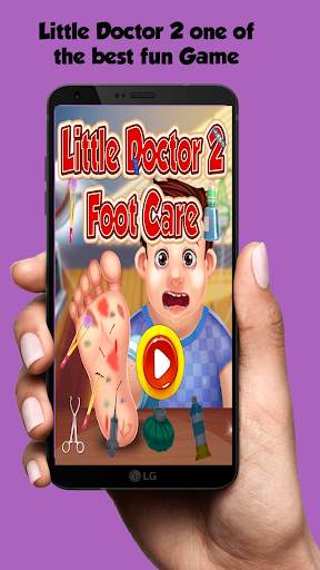 Little Doctor Game 2 (Foot care) screenshot 1