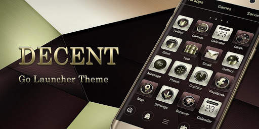 Decent GO Launcher Theme screenshot 5