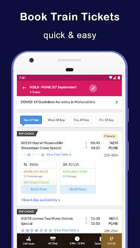 Indian Train Status - minits screenshot 2