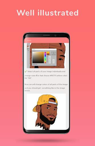 Cartoon Photo – illustration guide FREE скриншот 3
