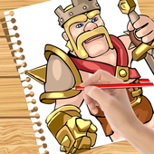 How to Draw: Clash of Clans icon