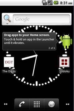 Clock Live Wallpaper screenshot 1