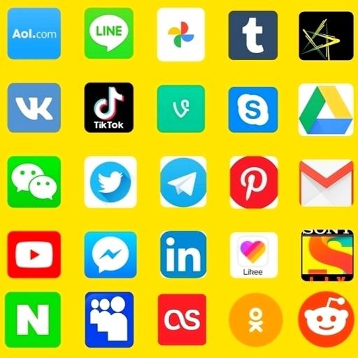 All social media apps 2020 आइकन