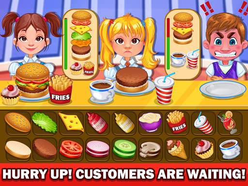 crazy burger shop: restoran memasak makanan cepat screenshot 1